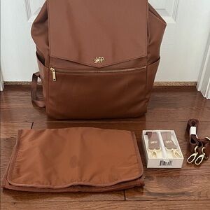 Freshly Picked Cognac Classic Diaper Bag
